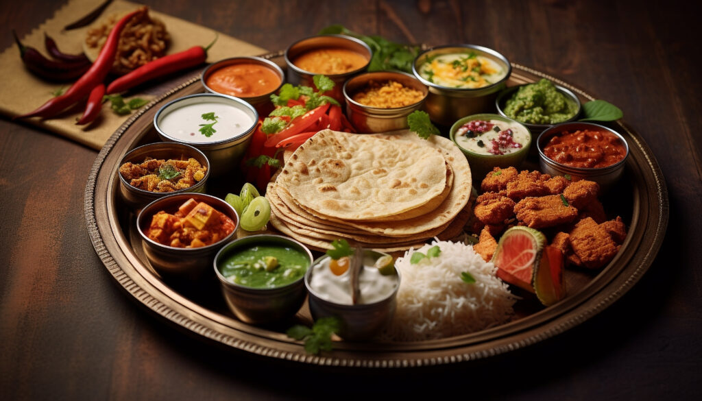 Indian Thali in Surrey